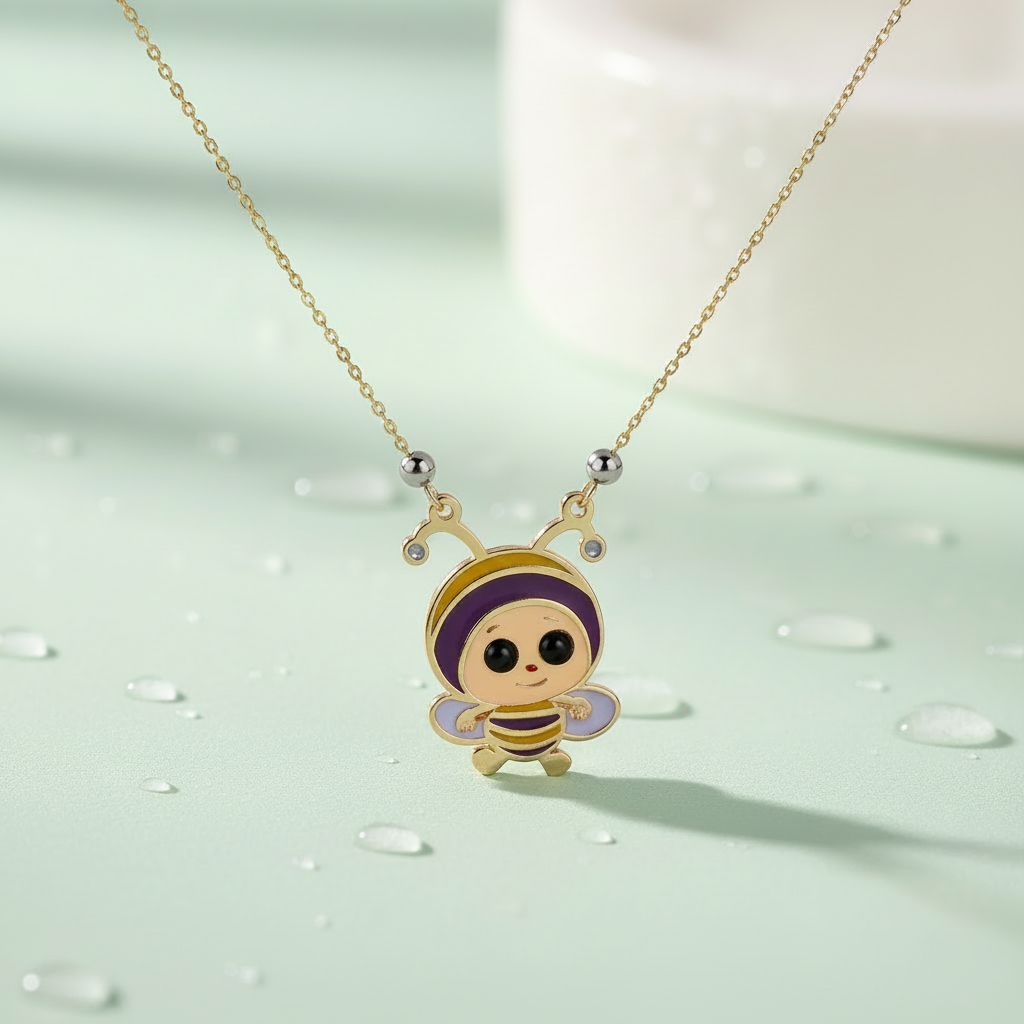 Gold Bee necklace