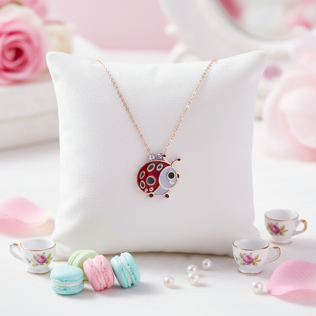 Lady Bug Necklace