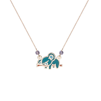 18K Gold Koala Necklace