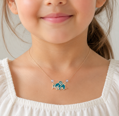 18K Gold Koala Necklace