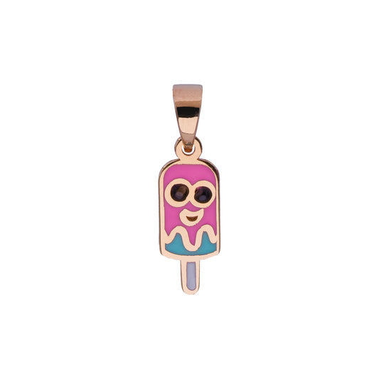 18K Gold Popsicle Pendant