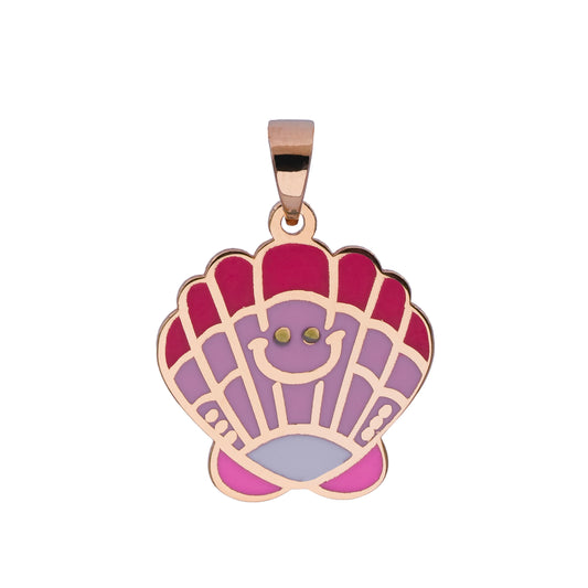 18K Gold Sweet Shell Pendant