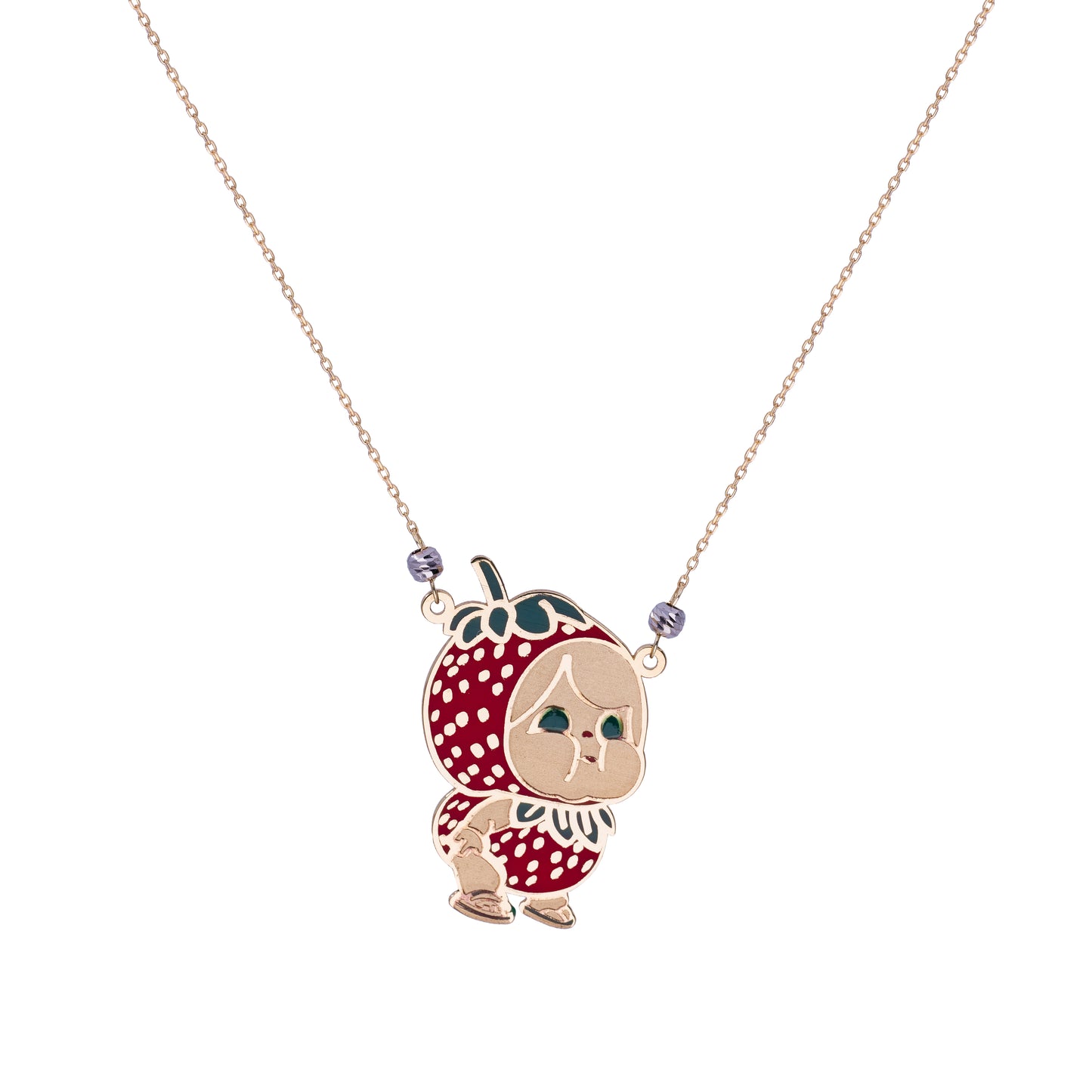 Strawberry Girl Necklace