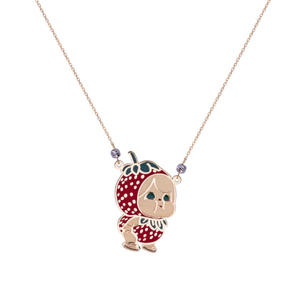 Strawberry Girl Necklace