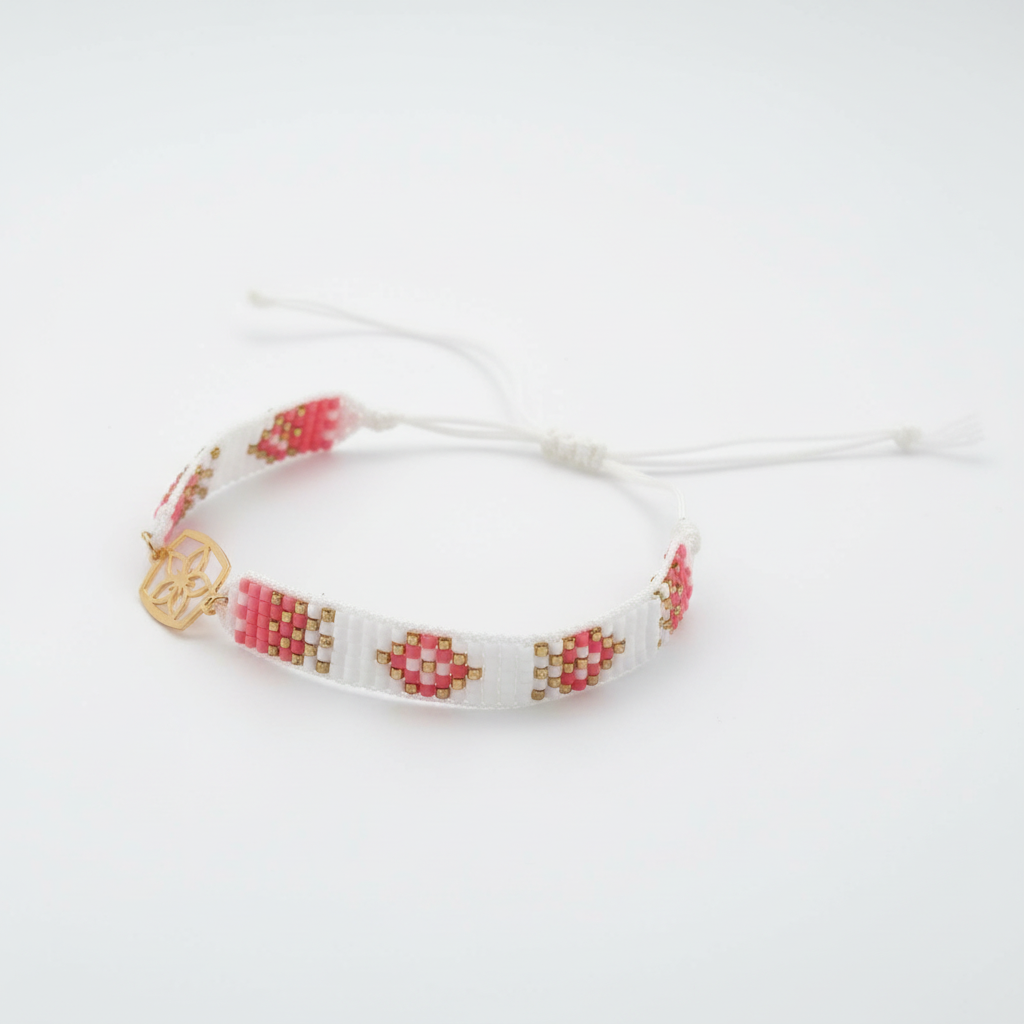 18K Gold Flora Beaded Bracelet