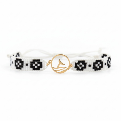 18K Gold Siren Beaded Bracelet