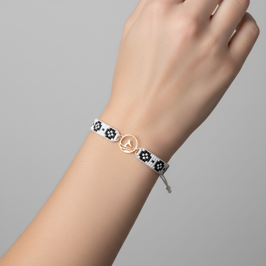 18K Gold Siren Beaded Bracelet