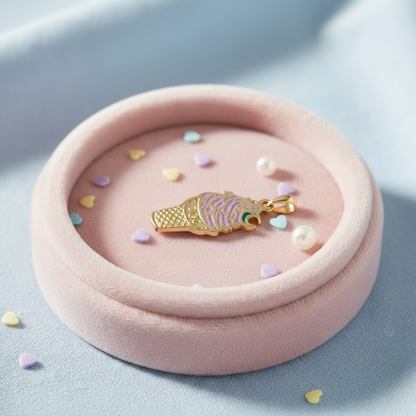 Moon Ice Cream Pendant