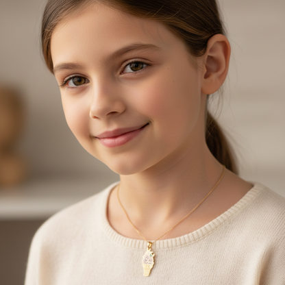 Moon Ice Cream Pendant