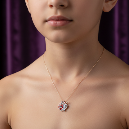 Lady Bug Necklace