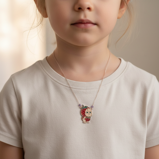 Strawberry Girl Necklace
